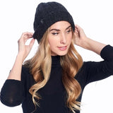 Alpaca Beanie Hat - Accordion