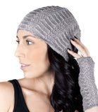 Alpaca Beanie Hat - Seashell