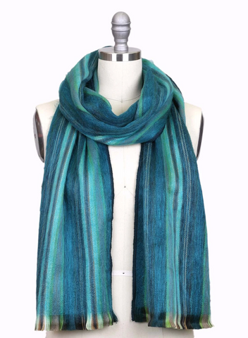 Alpaca Scarf - Blue-Tini