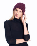 Alpaca Beanie Hat - Accordion