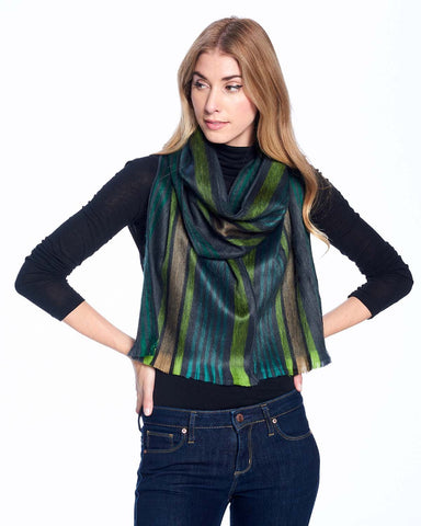 Alpaca Scarf - Forest Moss