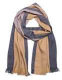Alpaca Reversible Scarf - Tawny Olive