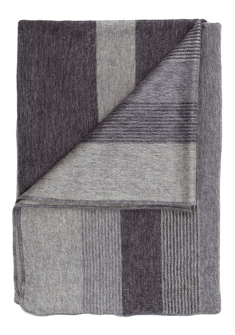 Charcoal Alpaca Throw