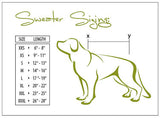 Pachakusi dog sweater/poncho