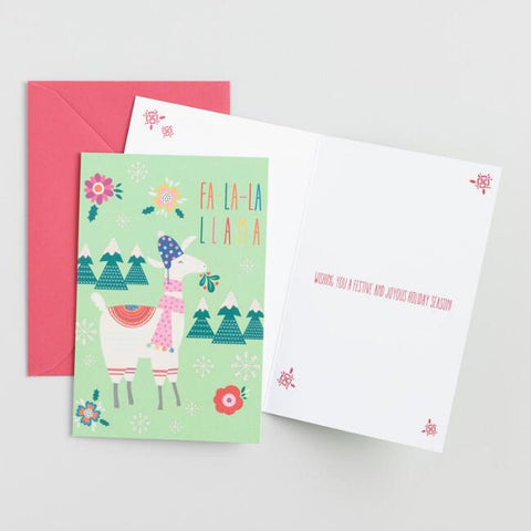 Llama Holiday Cards