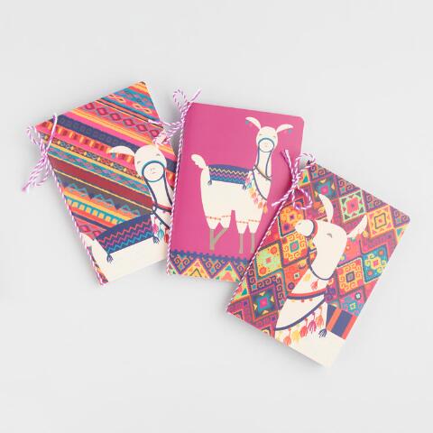 Colorful Llama Journals