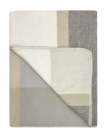 Alpaca Throw Blanket - Salt Flat