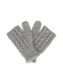 Fancy Knit Short Alpaca Trenza Gauntlets