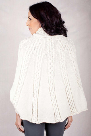 Baby Alpaca Sweater - Star Knit - Ivory