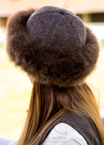 Royal Alpaca Fabric Fur Hat