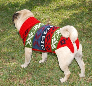 Pachakusi dog sweater/poncho