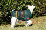 Indigo Teal Dog Sweater