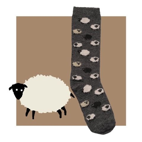 Alpaca Sheep Socks